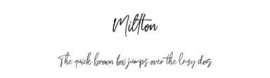 Millton by Maulana Creative — Script Handwritten Font — thumbnail 1