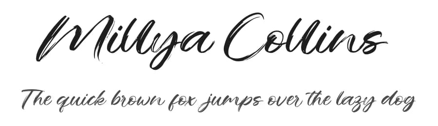 Millya Collins by Ronny Studio — Script Handwritten Font