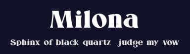 Milona by Muhammad Romzul Khoir — Serif Font — thumbnail 2