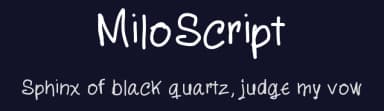MiloScript by Camilo Marquez — Script Handwritten Font — thumbnail 2