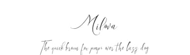 Milova by Creative Media Lab — Script Handwritten Font — thumbnail 1