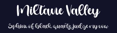 Miltane Valley by Staircase Studio — Script Handwritten Font — thumbnail 2