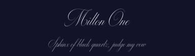 Milton One by Youssef Habchi — Script Handwritten Font — thumbnail 2