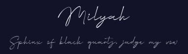 Milyah by Alit Design — Script Handwritten Font — thumbnail 2