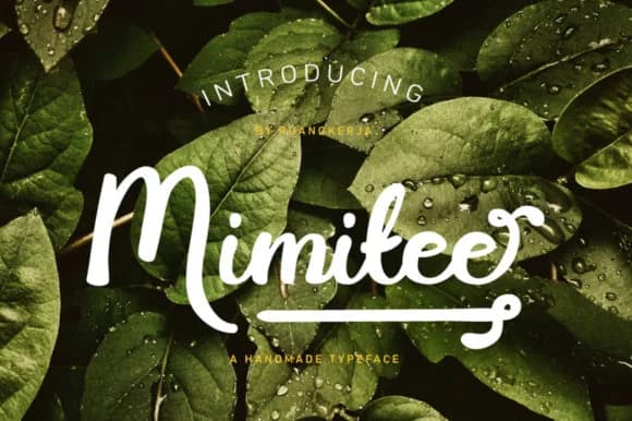 Mimitee Font by Ruang Kerja — Script Handwritten Font
