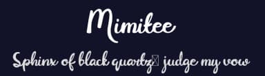 Mimitee by Ruangkerja — Script Handwritten Font — thumbnail 2