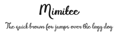 Mimitee by Ruangkerja — Script Handwritten Font — thumbnail 1