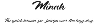 Minah by Afkari Studio — Script Handwritten Font — thumbnail 1