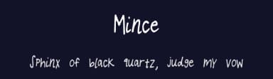 Mince by Kelsey Ann G — Script Handwritten Font — thumbnail 2
