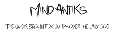 Mind Antiks by Murder Fonts — Script Handwritten Font — thumbnail 1