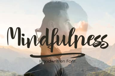 Mindfulness Font by tregubova.jul — Script Handwritten Font — thumbnail 1