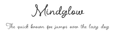 Mindglow by Khurasan — Script Handwritten Font — thumbnail 1