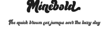 Minebold by Ahweproject — Script Handwritten Font — thumbnail 1