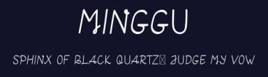 Minggu by nendi emelia — Script Handwritten Font — thumbnail 2