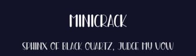 Minicrack by Andi Moz — Script Handwritten Font — thumbnail 2