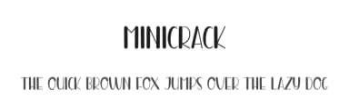 Minicrack by Andi Moz — Script Handwritten Font — thumbnail 1