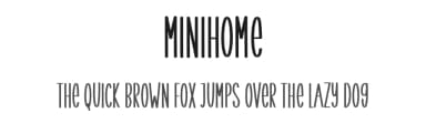 Minihome by Scratchones — Script Handwritten Font — thumbnail 1