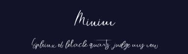 Minim by Mariyana — Script Handwritten Font — thumbnail 2