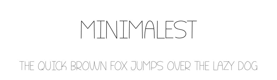 Minimalest by Belina Studio — Script Handwritten Font