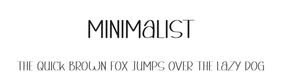 Minimalist by Etik Fatimah — Script Handwritten Font