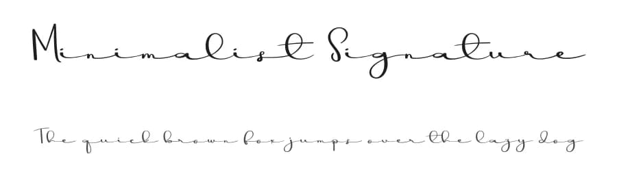 Minimalist Signature by Erik Studio — Script Handwritten Font