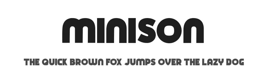 Minison by Kong Font — Sans Serif Font