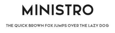 Ministro by Vladimir Nikolic — Sans Serif Font — thumbnail 1