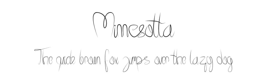 Minnesotta by FallenGraphic Studio — Script Handwritten Font