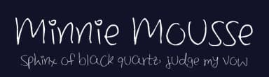Minnie Mousse by FontPanda — Script Handwritten Font — thumbnail 2