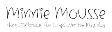 Minnie Mousse by FontPanda — Script Handwritten Font — thumbnail 1
