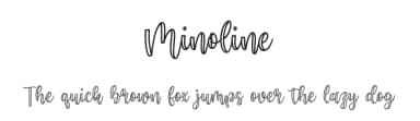Minoline by Balpirick Studio — Script Handwritten Font — thumbnail 1