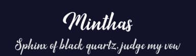 Minthas by Amarlettering - Takiy — Script Handwritten Font — thumbnail 2