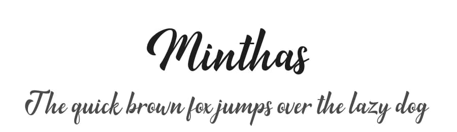 Minthas by Amarlettering - Takiy — Script Handwritten Font