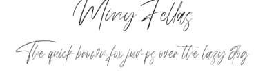 Miny Fellas by StringLabs Creative Studio — Script Handwritten Font — thumbnail 1