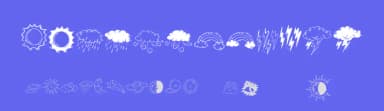 Miny Weather by lolisfresh — Dingbats Font — thumbnail 3