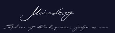 Miodrag by Milena Gajovic — Script Handwritten Font — thumbnail 2