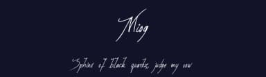 Miog by Typesgal — Script Handwritten Font — thumbnail 2
