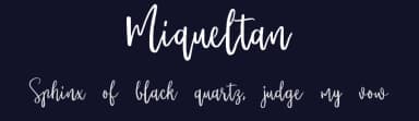 Miqueltan by Allouse Studio — Script Handwritten Font — thumbnail 2