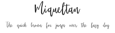Miqueltan by Allouse Studio — Script Handwritten Font — thumbnail 1