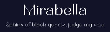 Mirabella by Pinisiart — Sans Serif Font — thumbnail 2
