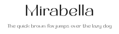 Mirabella by Pinisiart — Sans Serif Font — thumbnail 1