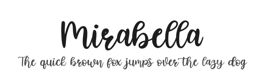 Mirabella by Fanastudio — Script Handwritten Font — preview 1