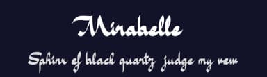 Mirabelle by Qkila — Script Handwritten Font — thumbnail 2