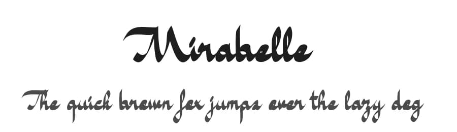 Mirabelle by Qkila — Script Handwritten Font