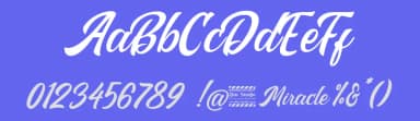 Miracle by Din Studio — Script Handwritten Font — thumbnail 3