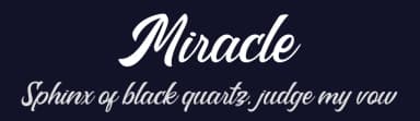 Miracle by Din Studio — Script Handwritten Font — thumbnail 2