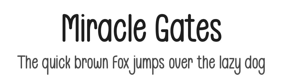 Miracle Gates by Hardiboy Design — Script Handwritten Font