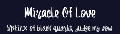 Miracle Of Love by Booga Letter — Script Handwritten Font — thumbnail 2