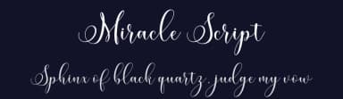 Miracle Script by JamalCreativeStudio — Script Handwritten Font — thumbnail 2