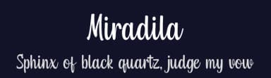 Miradila by Mytype Studio — Script Handwritten Font — thumbnail 2